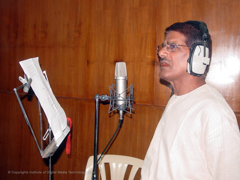 Music recording of Dharmapada, the first ever Odia animated feature film at FTI Studio.