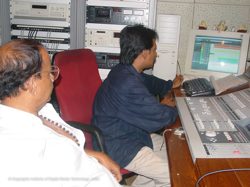 Music recording of Dharmapada, the first ever Odia animated feature film at FTI Studio.